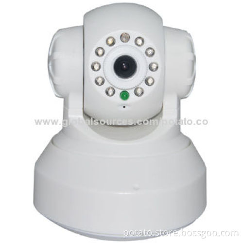 MJEPG, 0.3MP, P2P, Wireless IP Camera with Two-Way Audio Monitoring, TF Card Slot
